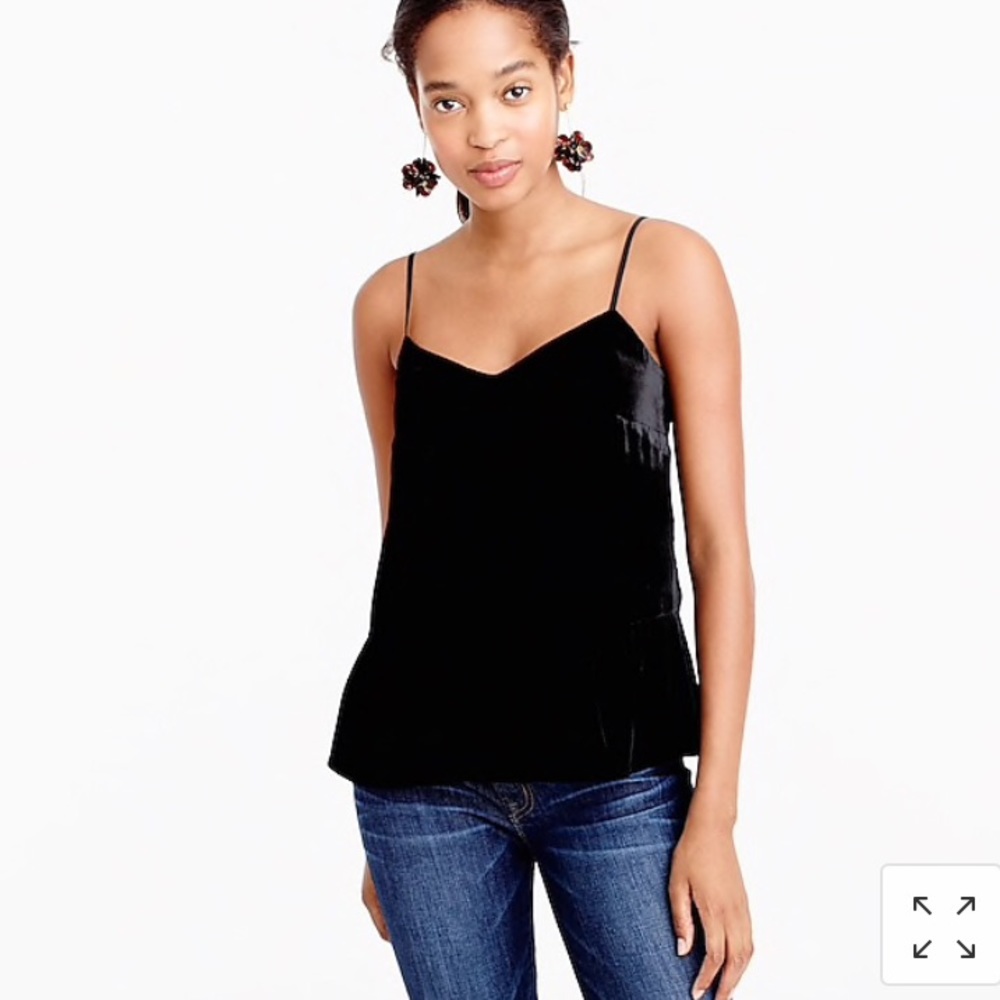 NWOT 💫 J.Crew Velvet Cami